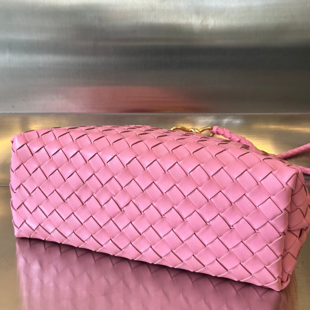 BOTTEGA VENETA MEDIUM ANDIAMO 32CM PINK LAMBSKIN