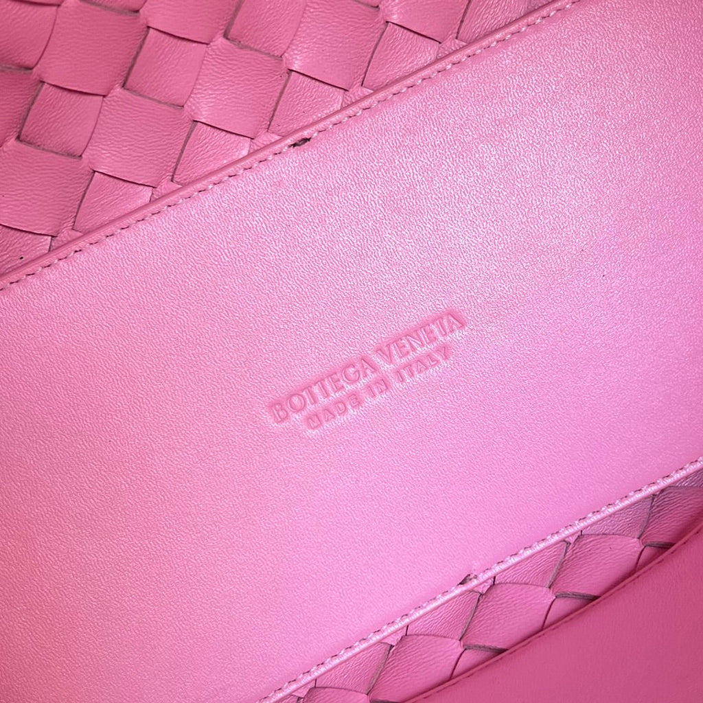 BOTTEGA VENETA MEDIUM ANDIAMO 32CM PINK LAMBSKIN