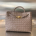 BOTTEGA VENETA MEDIUM ANDIAMO 32CM CHOCOLATE LAMBSKIN
