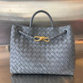 BOTTEGA VENETA MEDIUM ANDIAMO 32CM DARK GREY LAMBSKIN