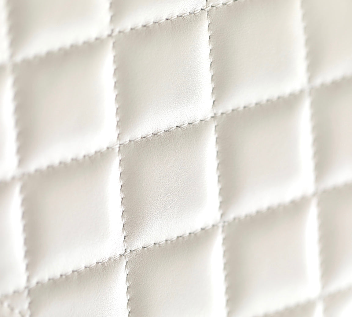 CHANEL WOC 18.5 WHITE LAMBSKIN SILVER HARDWARE