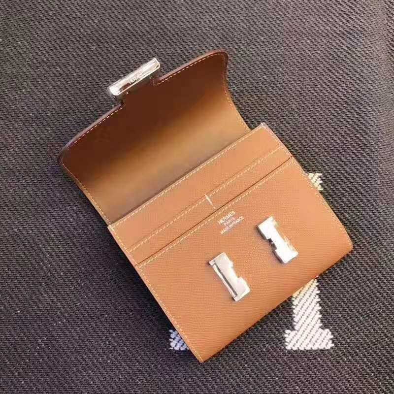 HERMES Constance 13 Tan Epsom Shw