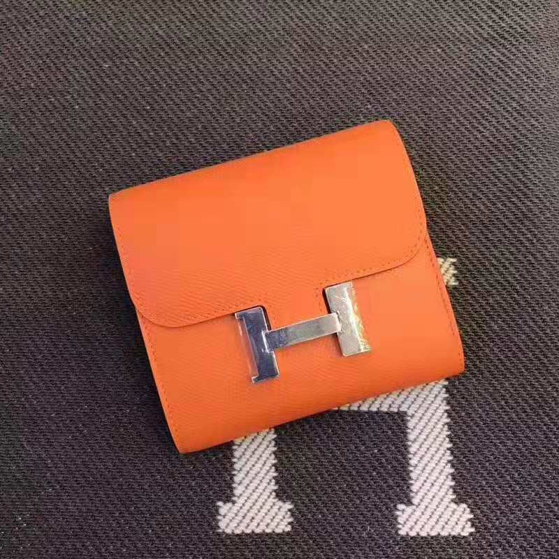 HERMES Constance 13 Orange Epsom Shw