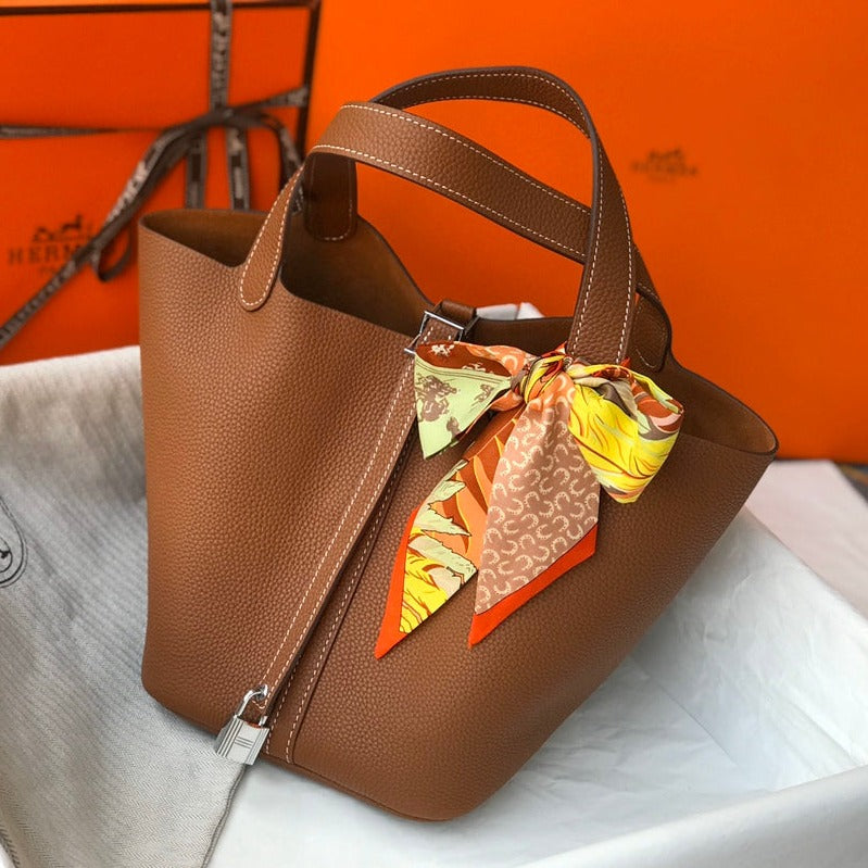 HERMES picotin lock 22 tan togo shw