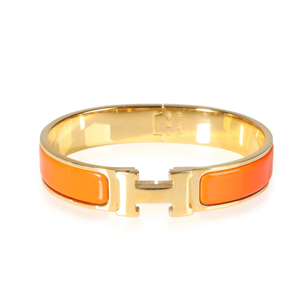18K Clic Hermes Orange Bracelet
