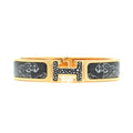 18K Guepards Clic Clac Hermes Bracelet