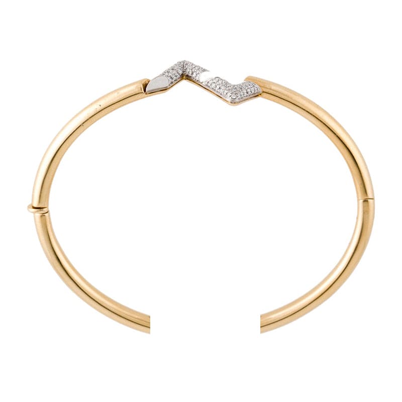 18K Louis Vuitton Volt Upside Down Diamond Bracelet