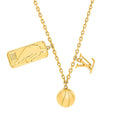 18K Louis Vuitton Tab Pendant Necklace