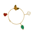 18K Lucky Alhambra Four Motifs Clover Bracelet