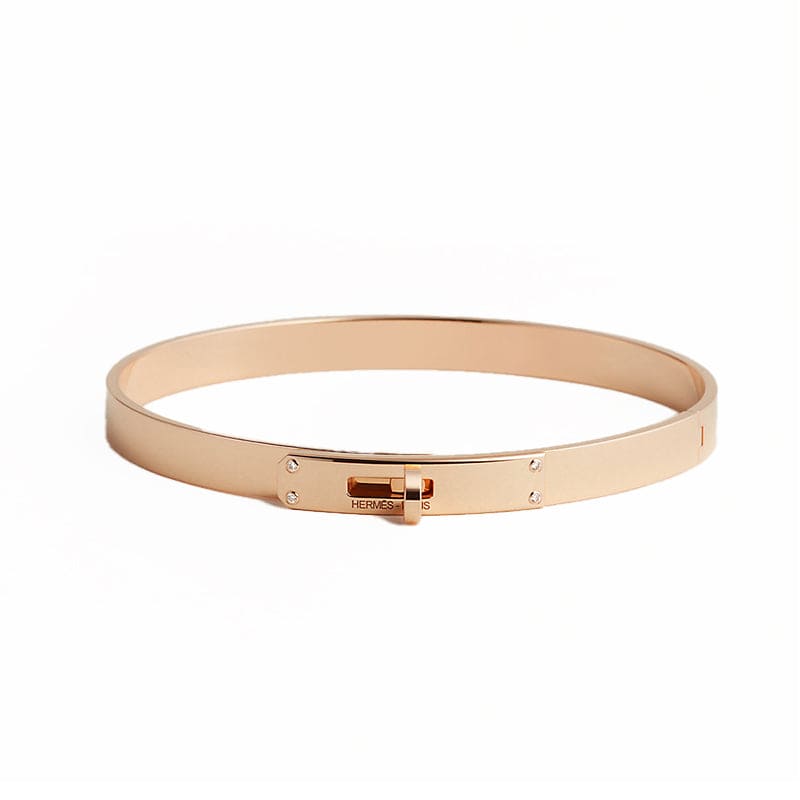 18K Rose Gold Kelly Hermes Bracelet