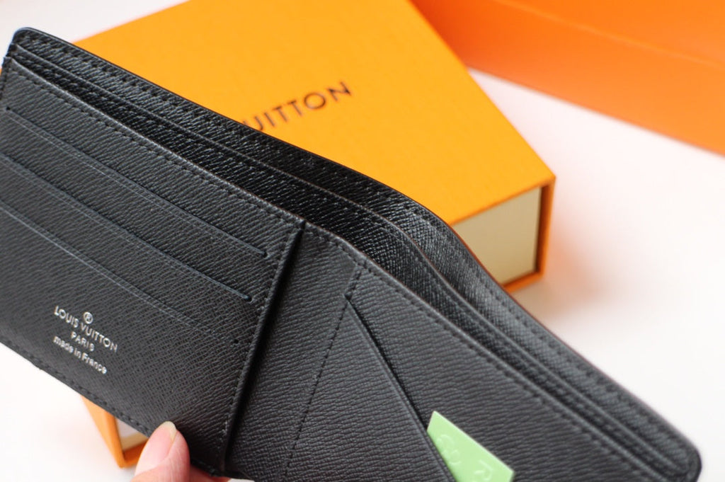 LOUIS VUITTON LV 25S MULTIPLE WALLET IN MONOGRAM ECLIPSE COATED CALFSKIN