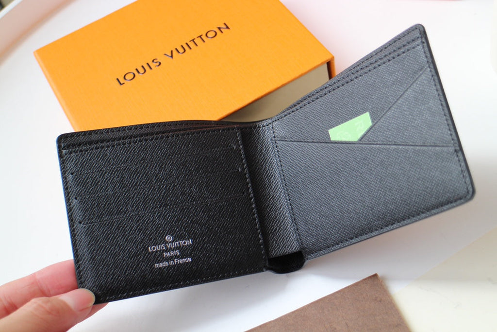 LOUIS VUITTON LV 25S MULTIPLE WALLET IN MONOGRAM ECLIPSE COATED CALFSKIN