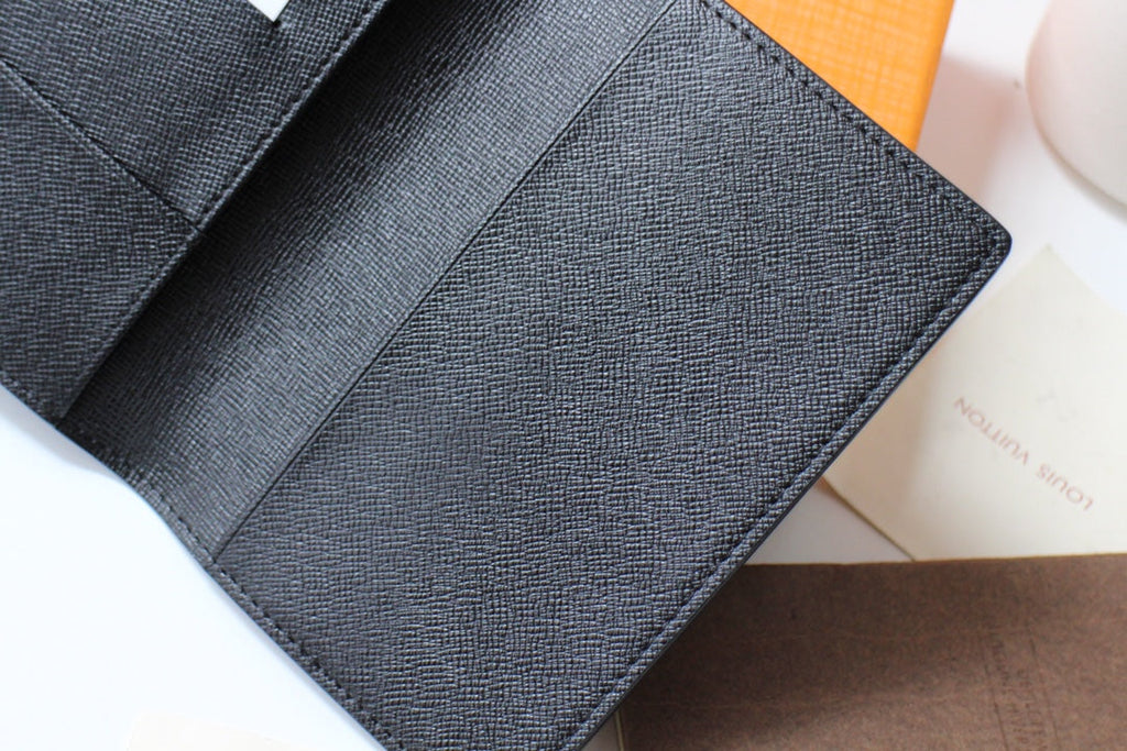 LOUIS VUITTON LV 25S PASSPORT HOLDER 14 IN MONOGRAM ECLIPSE COATED CALFSKIN
