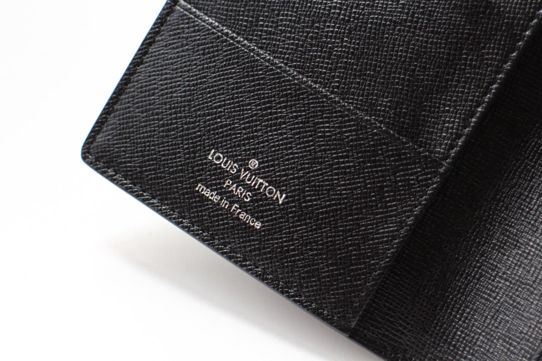 LOUIS VUITTON LV 25S PASSPORT HOLDER 14 IN MONOGRAM ECLIPSE COATED CALFSKIN