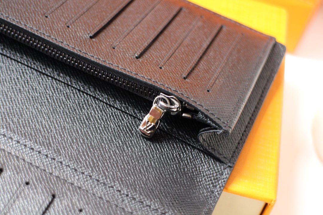 LOUIS VUITTON LV 25S FUJIWARA HIROSHI WALLET 19 IN MONOGRAM ECLIPSE COATED CALFSKIN