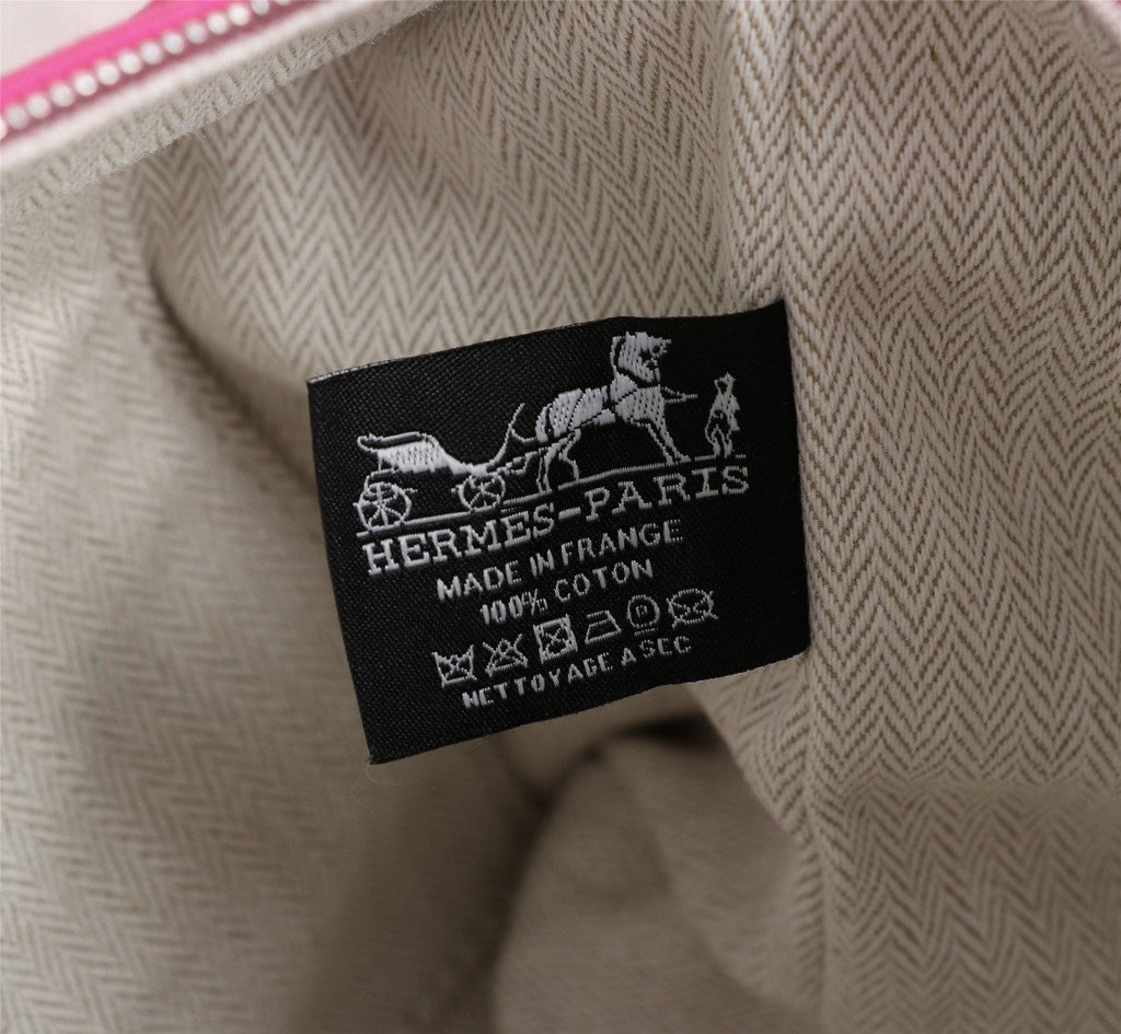HERMES BRIDE-A-BRAC 21 DEEP PINK CANVAS