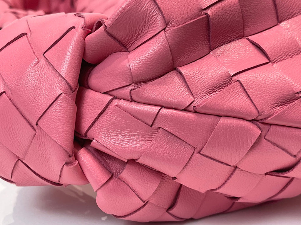 BOTTEGA VENETA MINI JODIE 27 IN CHARM PINK LAMBSKIN