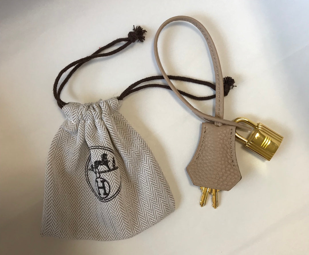 HERMES picotin lock 18 light beige togo ghw
