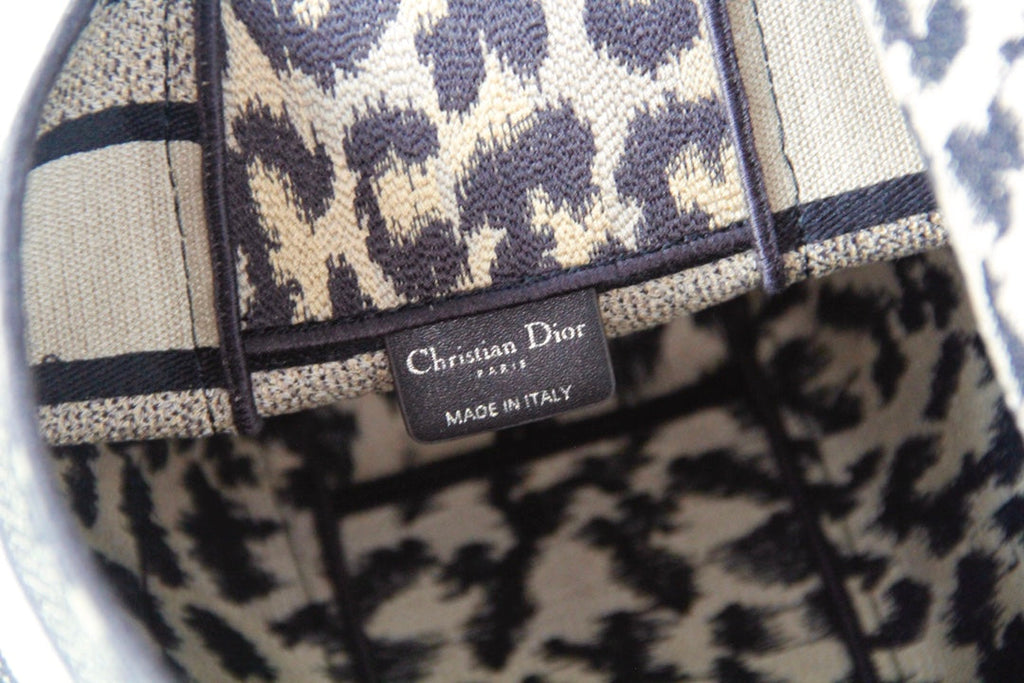 DIOR CAMP DOUBLE BUCKLE BAG 28 IN MIZZA BEIGE CANVAS