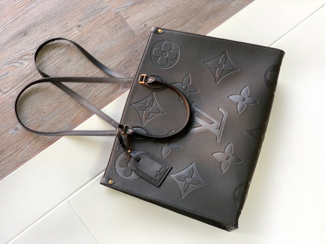 LOUIS VUITTON ONTHEGO GM 41 BLACK