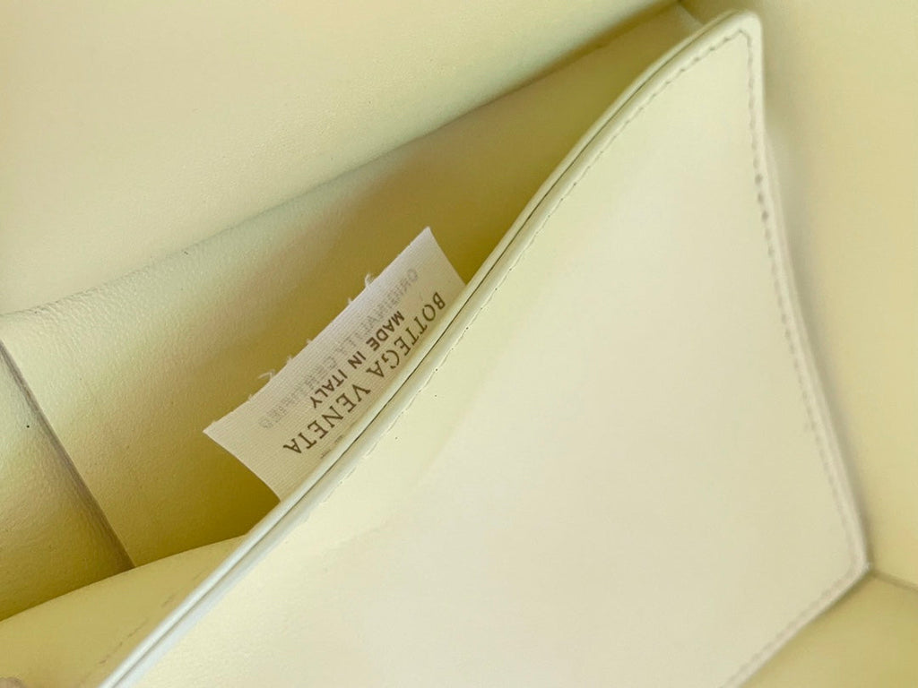 BOTTEGA VENETA ARCO TOTE 36 IN PALE YELLOW CALFSKIN