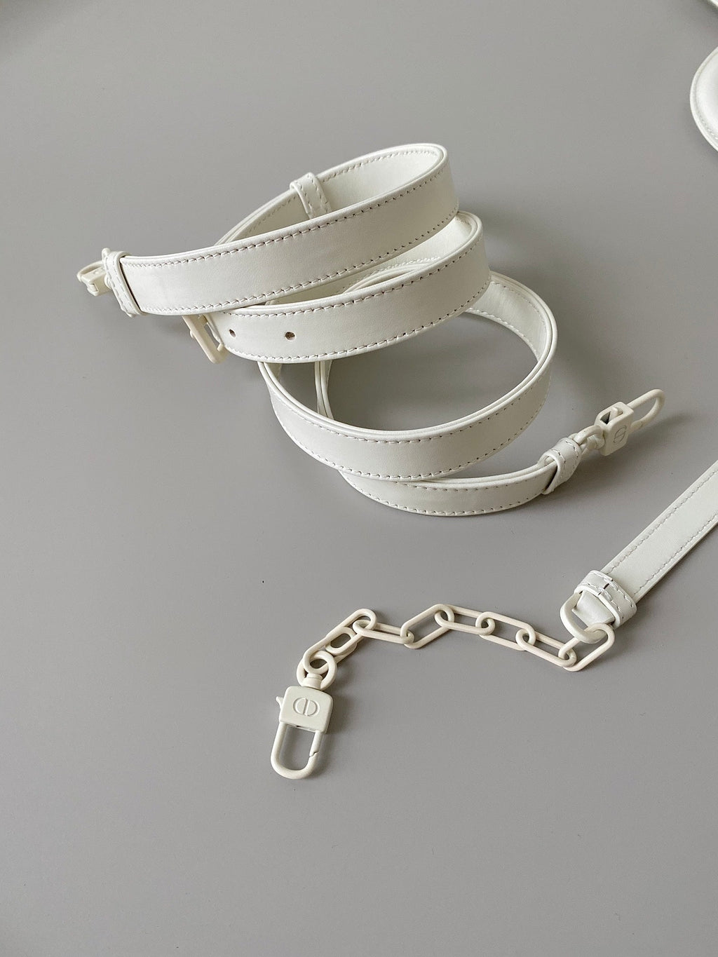 DIOR MEDIUM D-JOY BAG 26 IN WHITE CALFSKIN