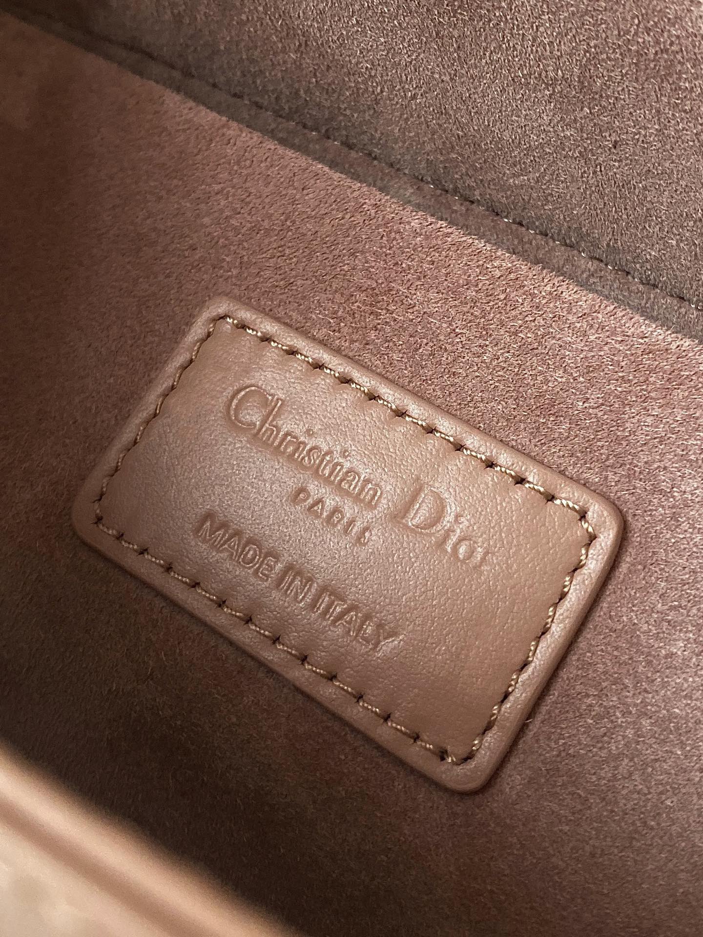 DIOR MEDIUM D-JOY BAG 26 IN DESSERT SAND CALFSKIN