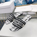 DIOR CD Mule Dway Slide 10mm Multi-motifs Style 31