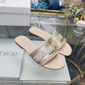 DIOR CD Mule Dway Slide 10mm Multi-motifs Style 22