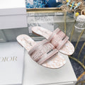 DIOR CD Mule Dway Slide 10mm Multi-motifs Style 16