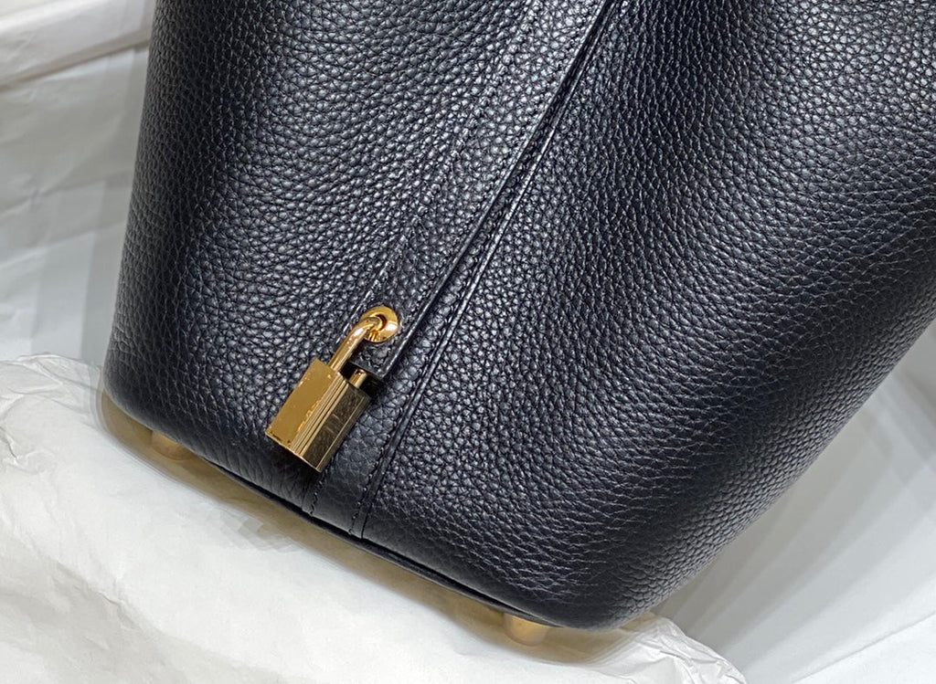 HERMES picotin lock 18 black togo ghw