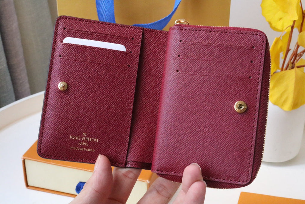 LOUIS VUITTON LV 25S LOU WALLET 11 IN FUCHSIA PINK MONOGRAM COATED CALFSKIN