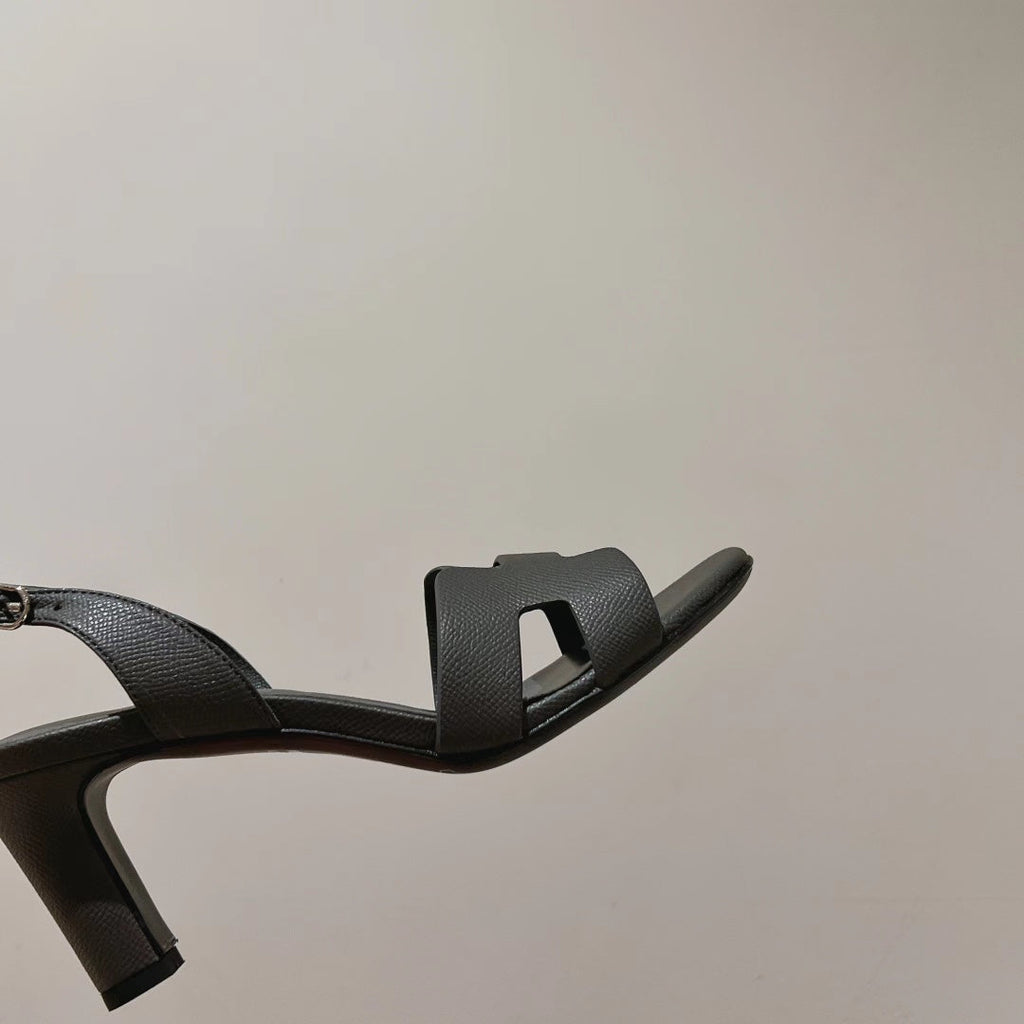 HERMES SLINGBACK SANDAL ETERNITE 75 FOSSIL LAMBSKIN