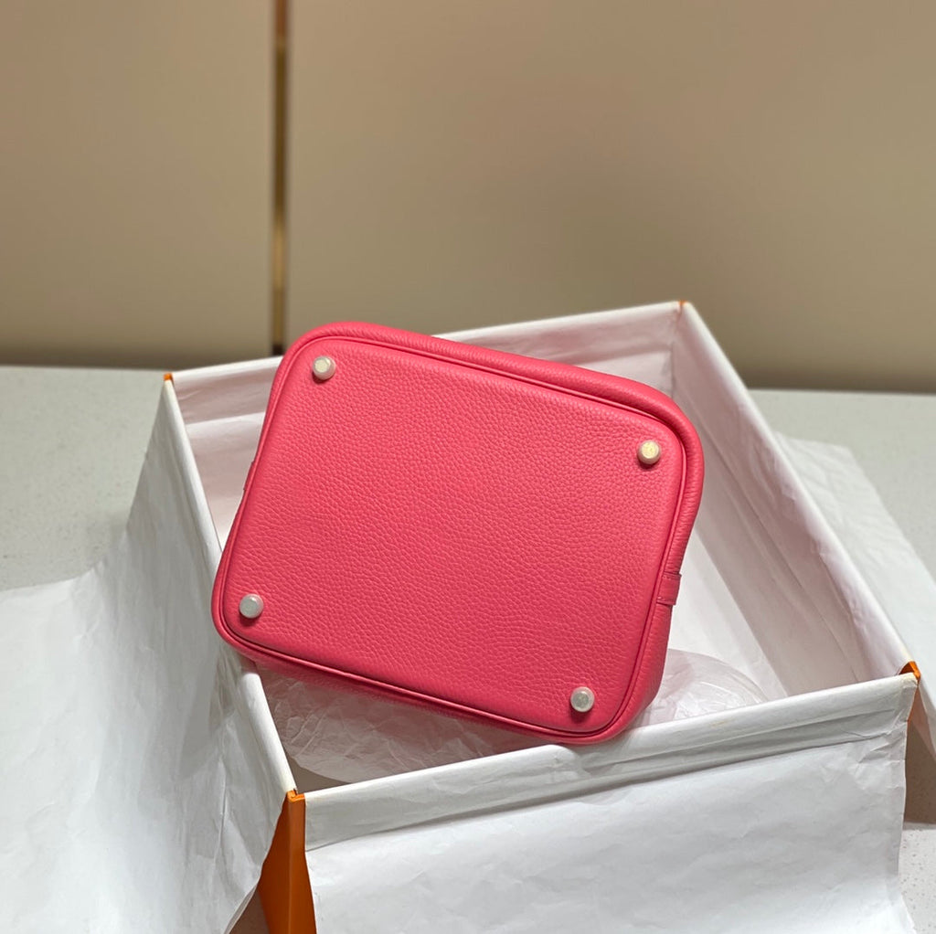 HERMES picotin lock 22 hot pink togo ghw