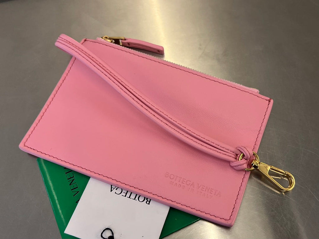 BOTTEGA VENETA CANDY ARCO TOTE 20 IN BLUSH PINK CALFSKIN