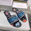 DIOR CD Mule Dway Slide 10mm Multi-motifs Style 77