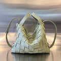 BOTTEGA VENETA MEDIUM 28 CASSETTE GREY LAMBSKIN
