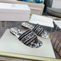 DIOR CD Mule Dway Slide 10mm Multi-motifs Style 13