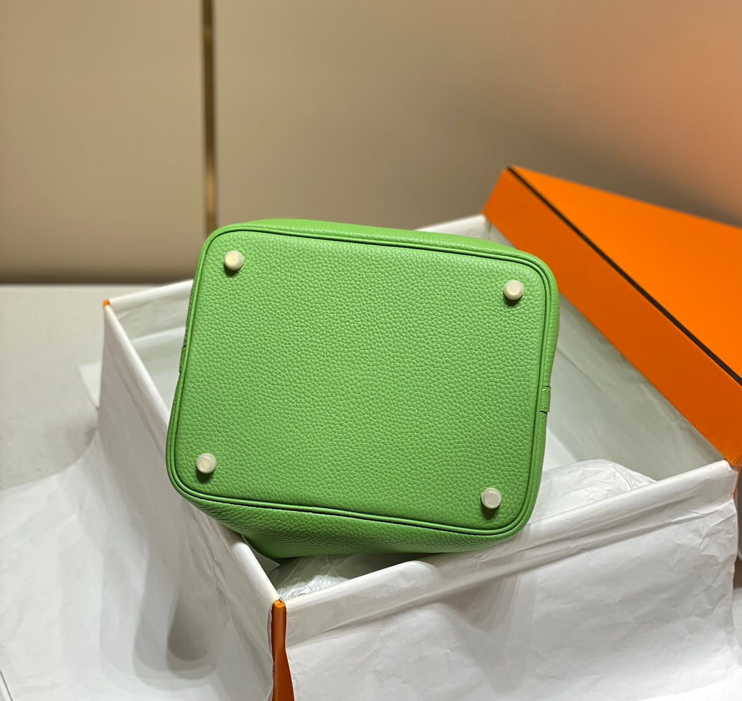 HERMES picotin lock 22 green togo ghw