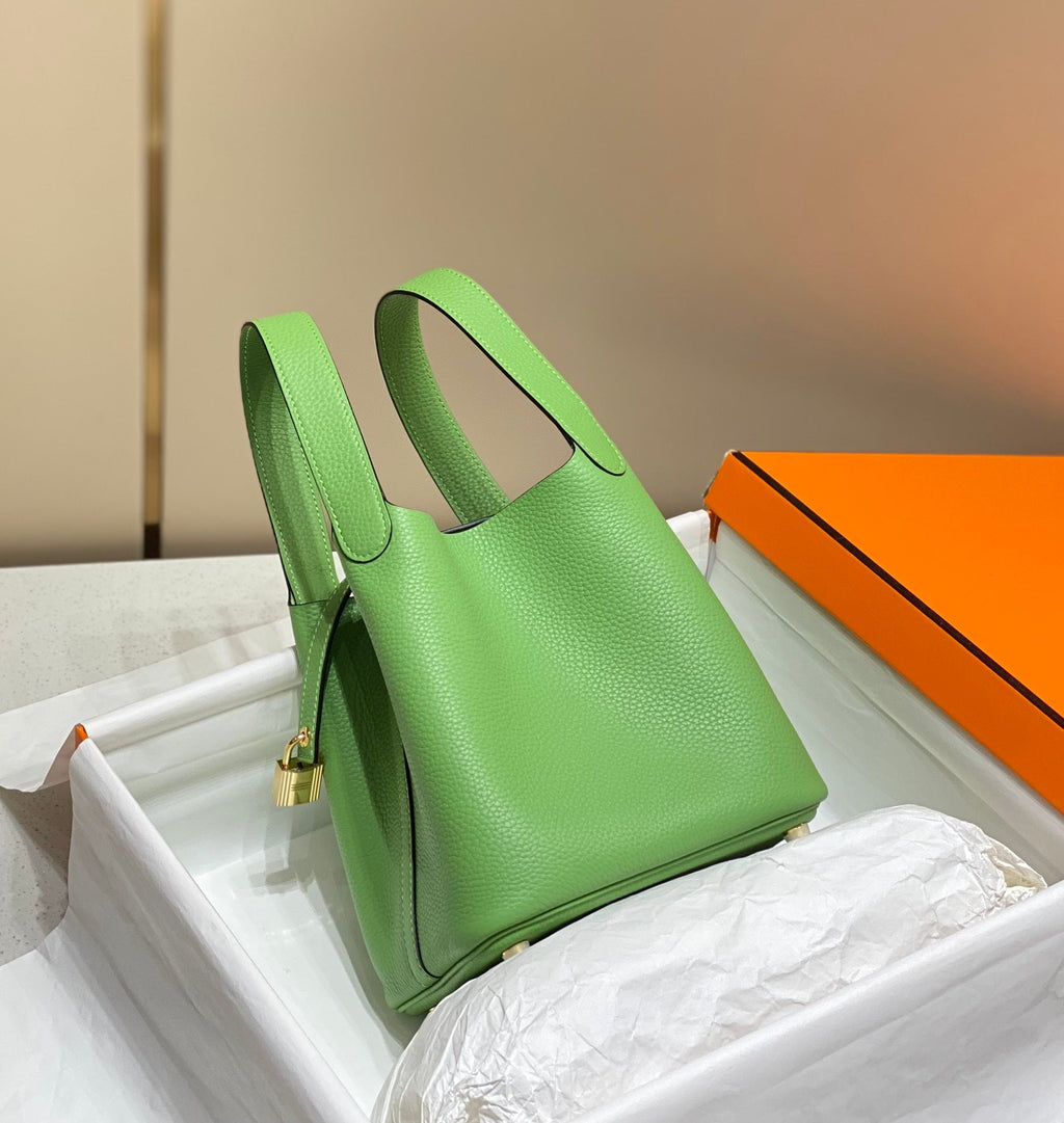 HERMES picotin lock 18 green togo ghw