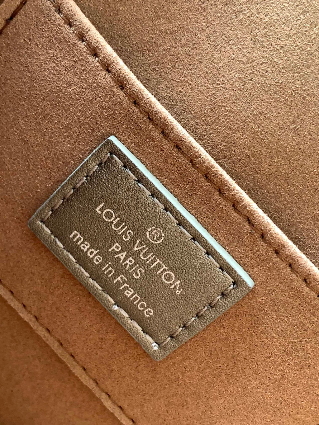 LOUIS VUITTON LV 25S MINI DAUPHINE BAG 20 IN BEIGE GRAY MOONOGRAM CALFSKIN SHIMMERING METALLIC GOLD