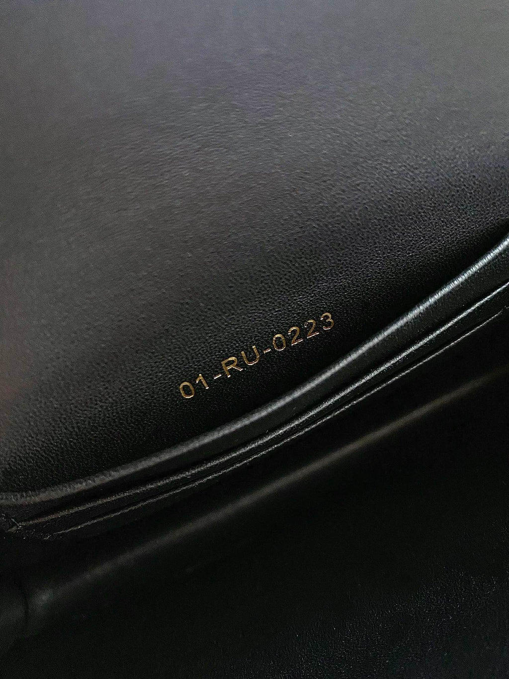 DIOR MINI CHAIN BAG 17 IN BLACK CALFSKIN