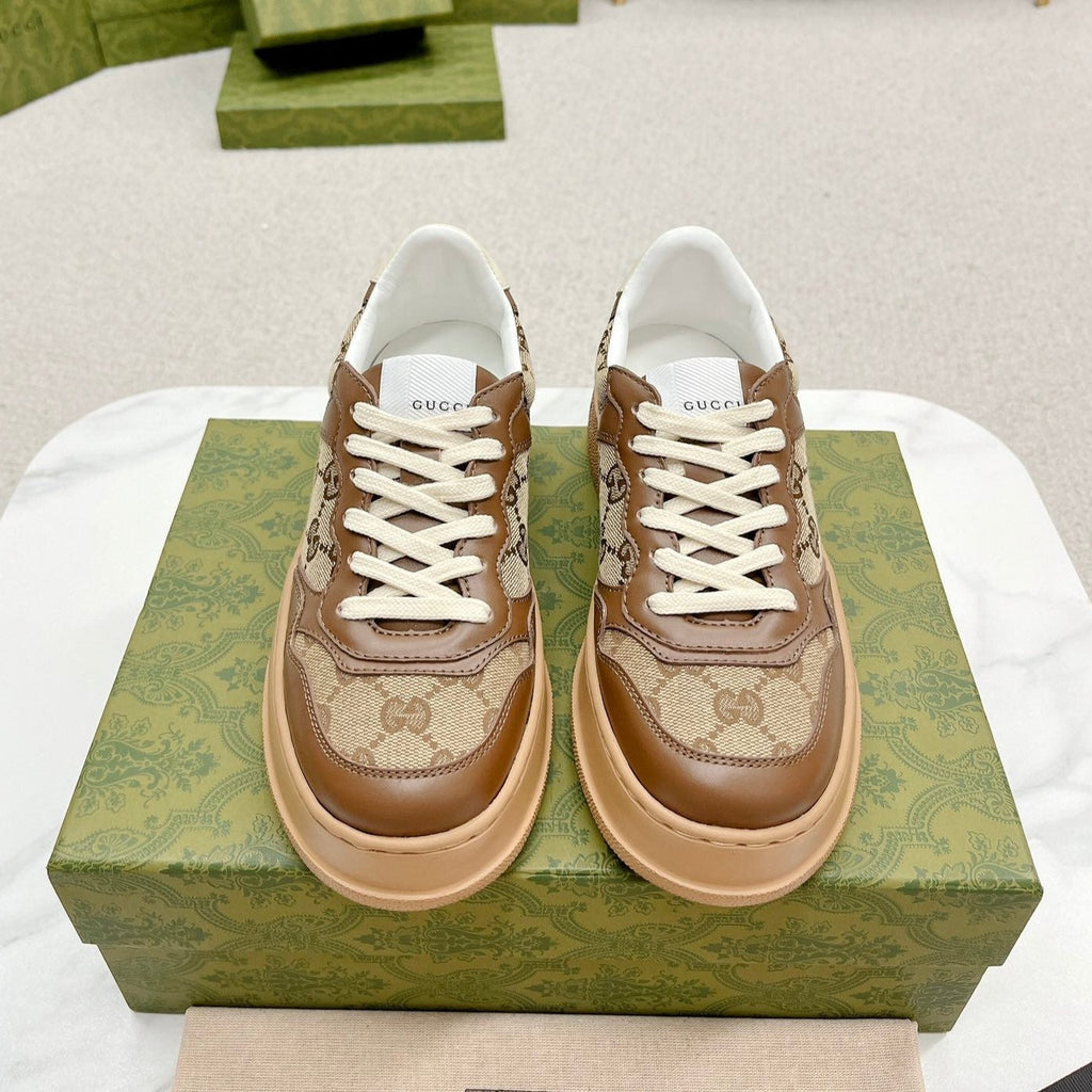 GUCCI TRAINER CARAMEL CALFSKIN