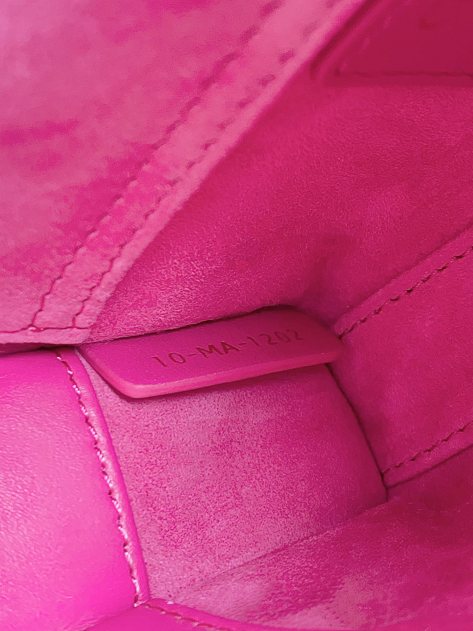 DIOR MINI D-JOY BAG 17 IN HOT PINK LAMBSKIN