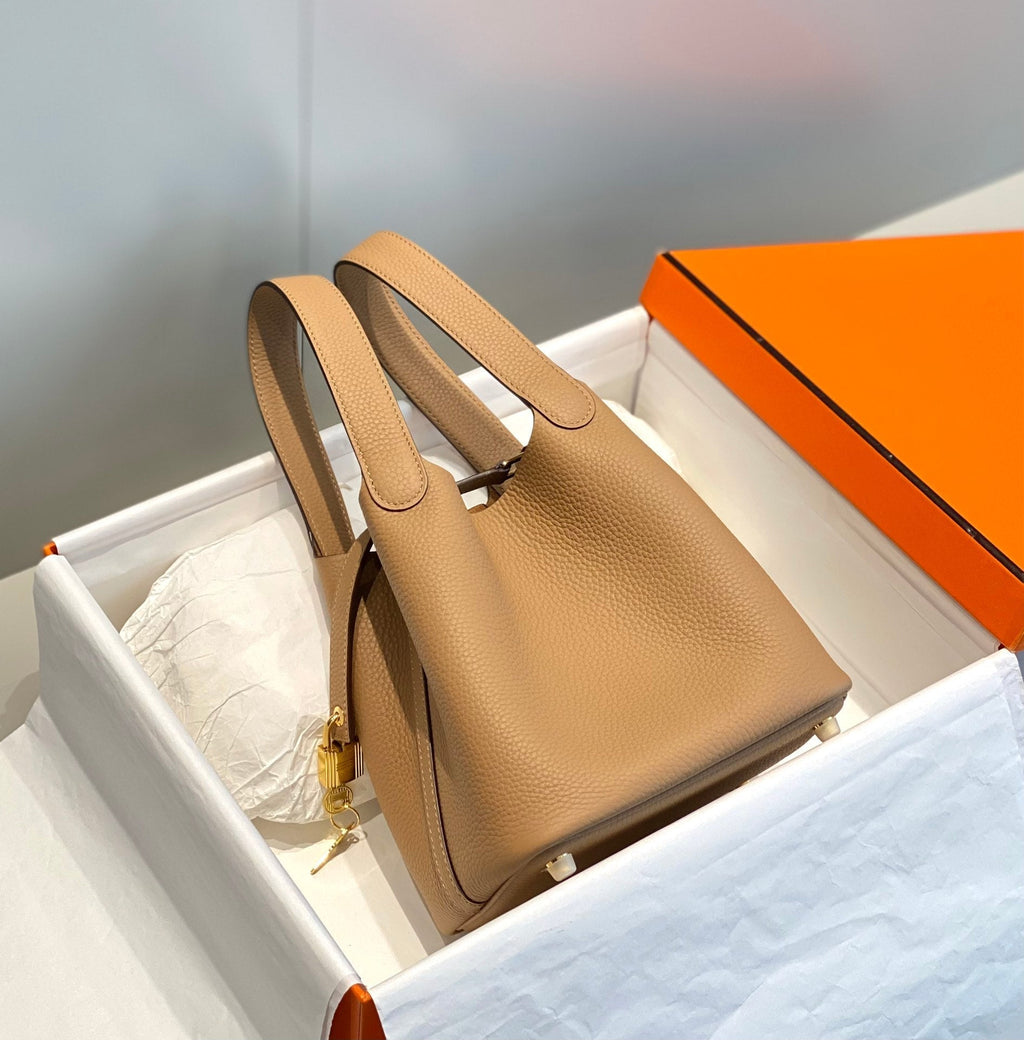 HERMES picotin lock 18 beige togo ghw