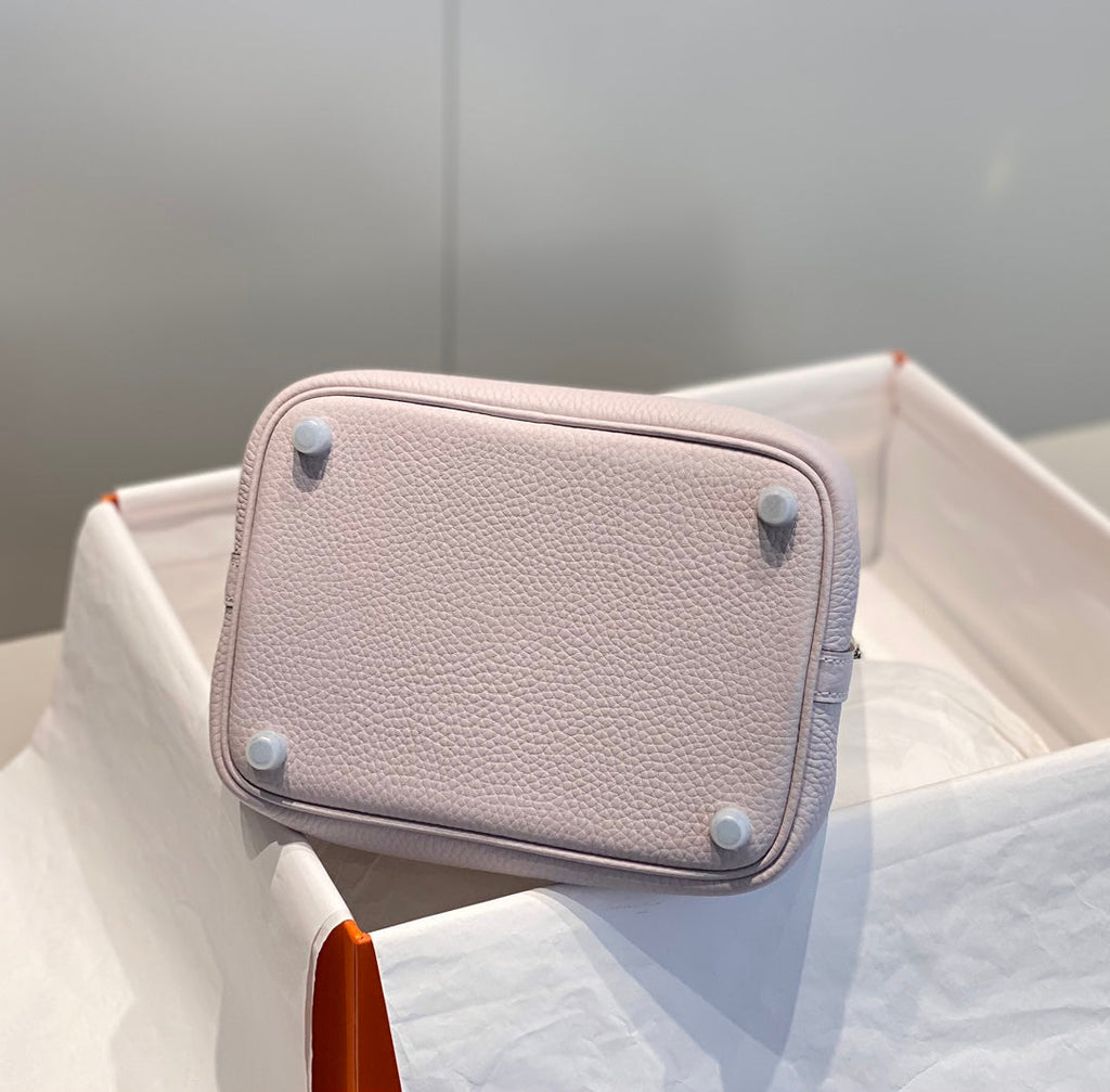 HERMES picotin lock 18 soft pink togo shw