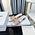 DIOR CD Mule Dway Heeled Slide 45mm Style 84