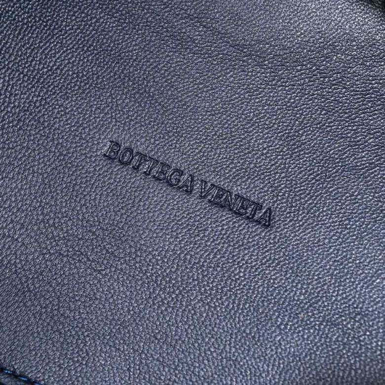 BOTTEGA VENETA Mini Cabat 20cm Blue Lambskin Ghw