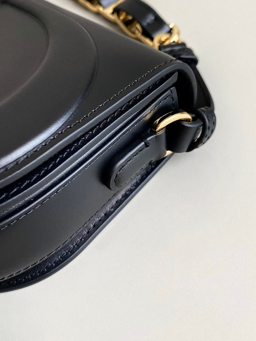 DIOR SIGNATURE HOBO 21 BAG IN BLACK CALFSKIN