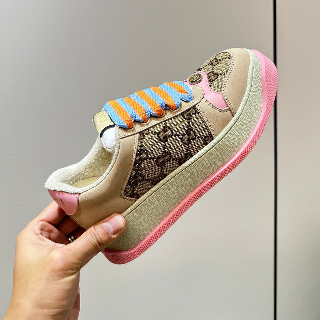 GUCCI Screener Sneaker Pink Fuscia